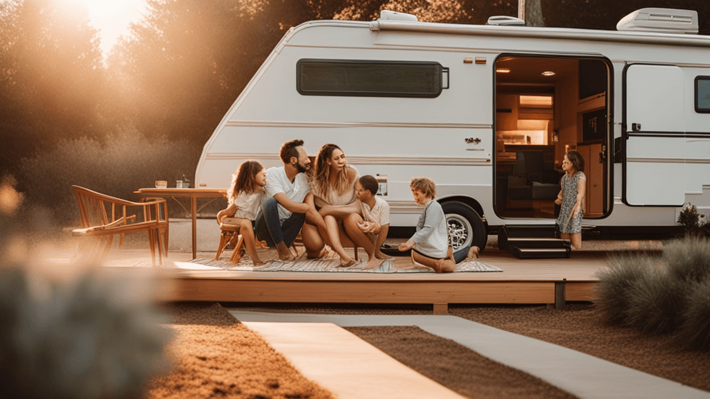 Relief Housing RV Setup in Driveway
